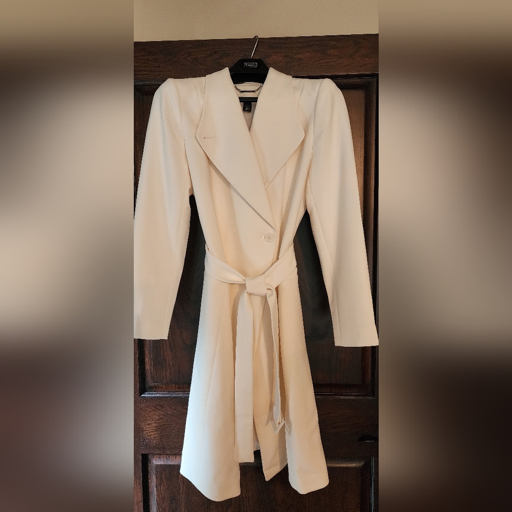 White House Black Market Cream Blazer